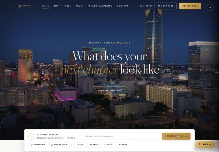 Amy Richey realtor platform homepage